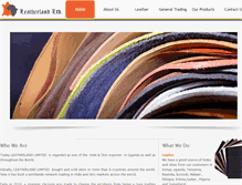 Tablet Screenshot of leatherlandltd.com